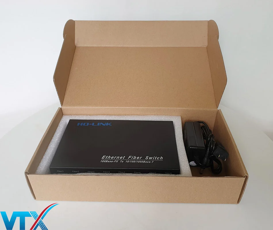 Switch quang Ho-Link HL-8F2E1000 8 port SC + 2 port RJ45