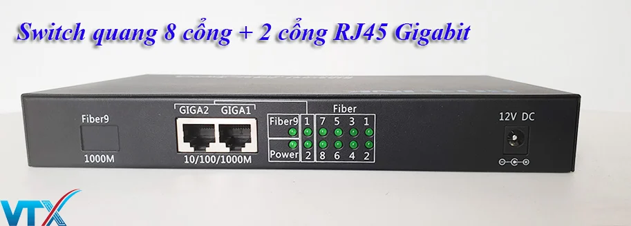 Switch quang Ho-Link HL-8F2E1000 8 port SC + 2 port RJ45