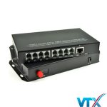 Bộ chuyển đổi quang sang RJ11RJ12 HDTec 8 Port + 1 Port RJ45 10100Mbps (1)