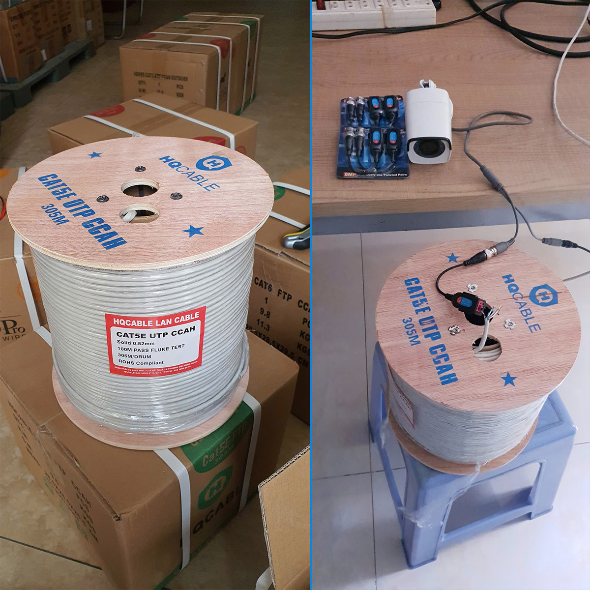 Cáp mạng HQ Cat5e UTP CCAH