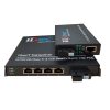 Converter quang 1 sợi + 4 cổng PoE HDTec tốc độ 1000M (2)