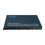 Converter quang 1 sợi HDTec 1Gb + 8 cổng RJ45 101001000M (4)