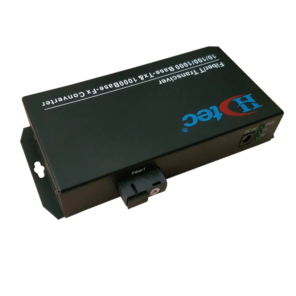 Converter quang 1 sợi HDTec 1Gb + 8 cổng RJ45 101001000M (5)