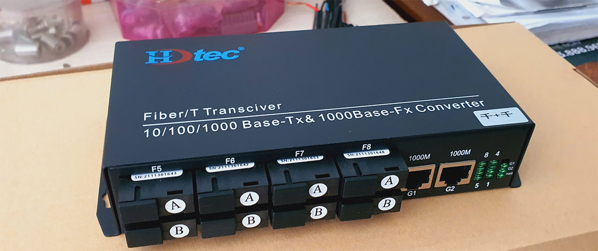 Converter quang 8 sợi HDTec 6A-2B + 2 cổng RJ45 10100M (5)