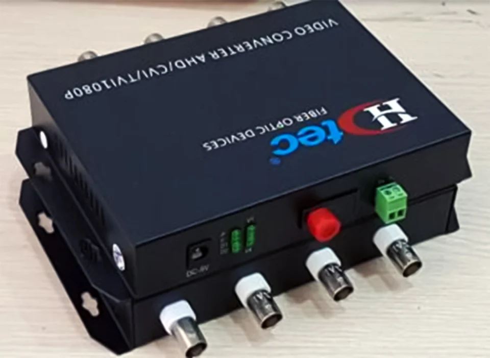 Video Converter quang 4 kênh HDTec + RS485 Data full HD 1080P