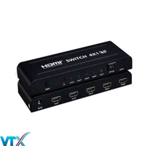 Bộ gộp HDMI Splitter 4 vào 1 ra chuẩn 2K