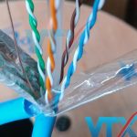 Cấu tạo cáp mạng HDPRO Cat6 FTP hợp kim đồng