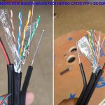 Cấu tạo Cáp mạng ngoài trời HDPRO Cat5e FTP + 2C OUTDOOR