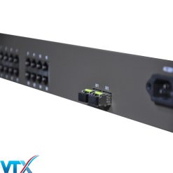 Converter quang 1 sợi + 16 cổng PoE HDTec tốc độ 1000M