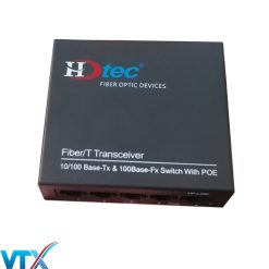 Switch mạng PoE HDTec 4 port + 2 port RJ45 10/100M