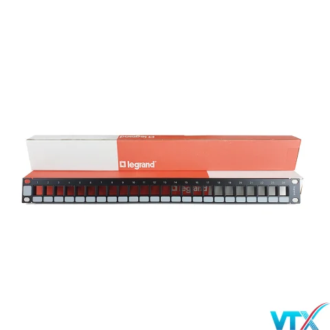 Patch panel Legrand 24 port Cat5e PN : 623703
