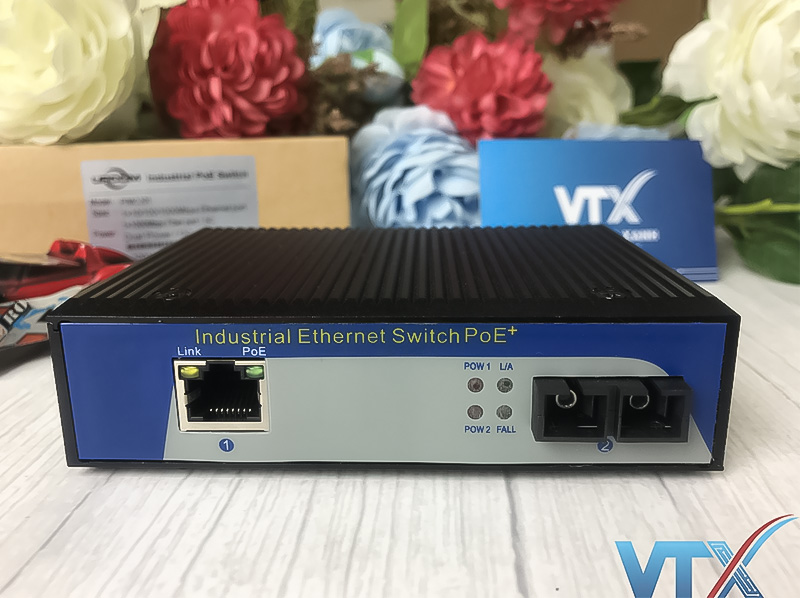 Switch Media PoE 1Port 101001000M Base-T(X)+1Cổng 1000Base-FX PIMC201_3