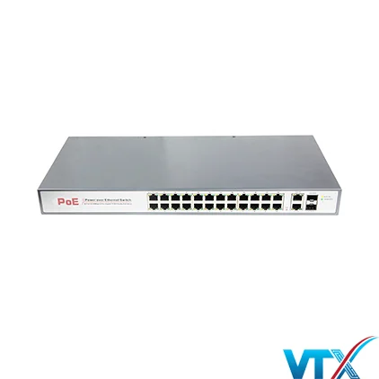 Switch UPCOM PoE 24Port+2Port TP/SFP-PN: ES3026-24P-2C