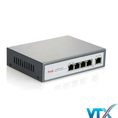 Switch UPCOM PoE 5Port ES3005-4P-I