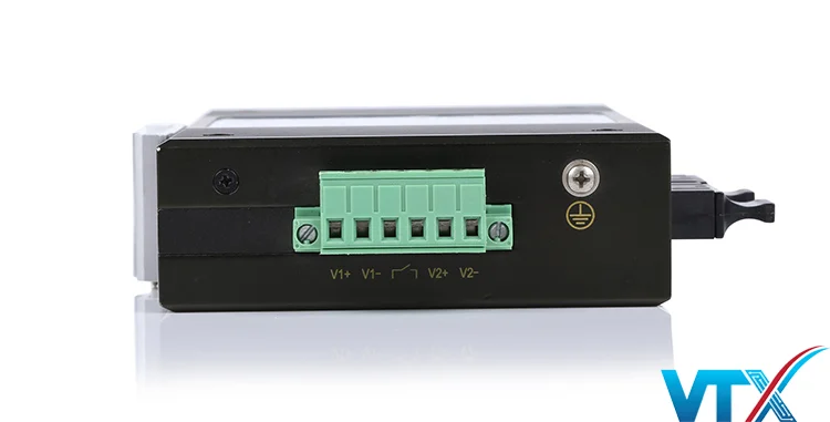 Bộ Chuyển Đổi Công Nghiệp 4Port10/100MBase-T(X)+2Port 100Base-FX