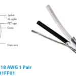 Cáp điều khiển Belden 18AWG 1Pair | PN: I2331FF01
