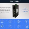 Switch Công Nghiệp 4Port 10/100MBase-T(X)+1Port 100Base-FX PN| IES405-F