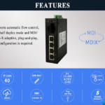 Switch Công Nghiệp 4Port 10/100MBase-T(X)+1Port 100Base-FX PN| IES405-F