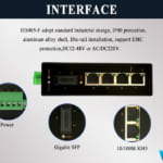 Switch Công Nghiệp 4Port 10/100MBase-T(X)+1Port 100Base-FX PN| IES405-F
