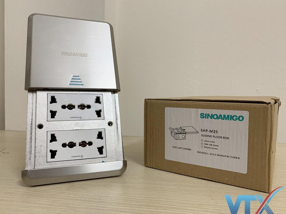 Ổ cắm âm sàn Sino Amigo SHP-M2S