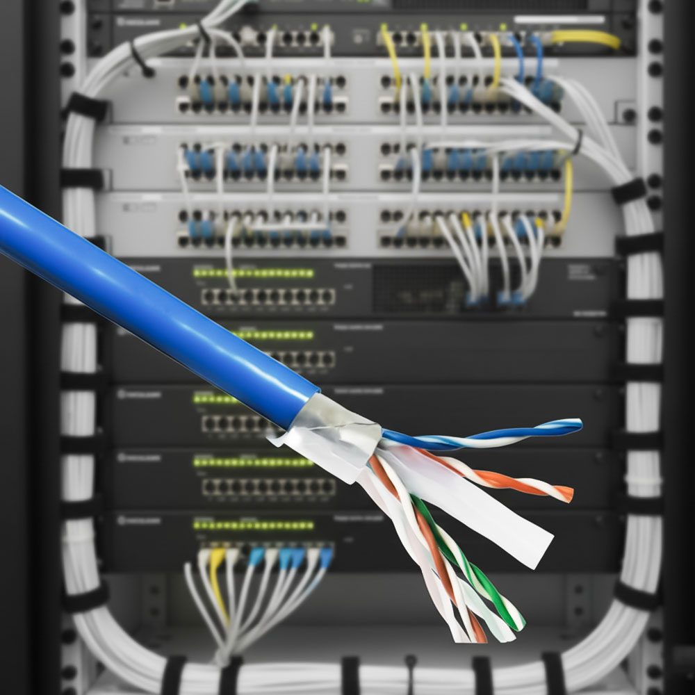 Cáp mạng HDPRO Cat6 FTP Đồng nguyên chất