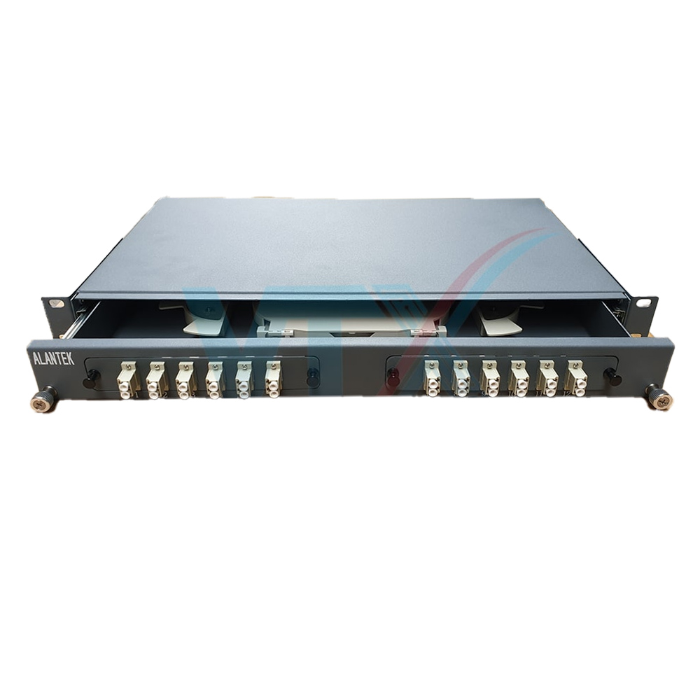 Hộp phối quang ODF Alantek 24 FO khay trượt 306-8R1UBN-0000