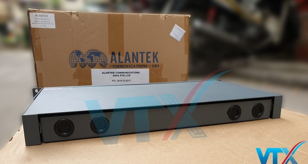 Hộp phối quang ODF Alantek 24 FO khay trượt 306-8R1UBN-0000