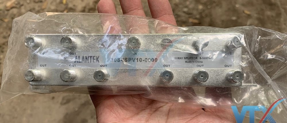 Bộ chia tín hiệu Alantek Spliter 10 cổng 308-ISPV10-0000