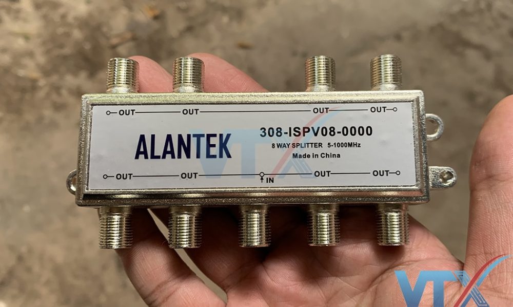 Bộ chia tín hiệu Alantek Spliter 8 cổng 308-ISPV08-0000
