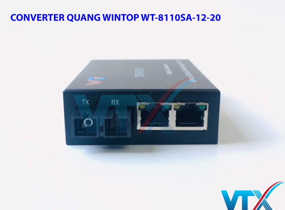 Converter quang WINTOP Model WT-8110SA-12-20