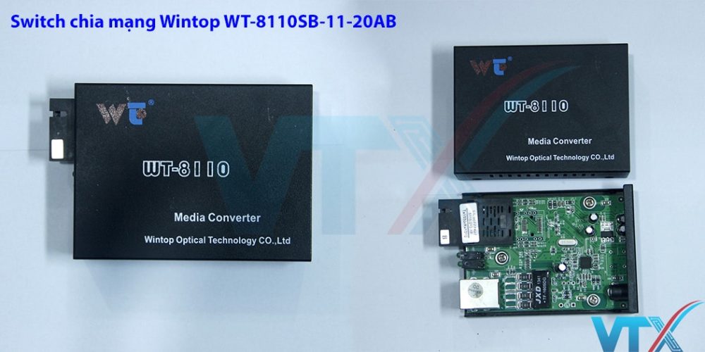 Converter quang WINTOP Model WT-8110SB-11-20A/B