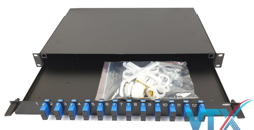 ODF 24FO Commscope/AMP lắp rack 2-1206138-4