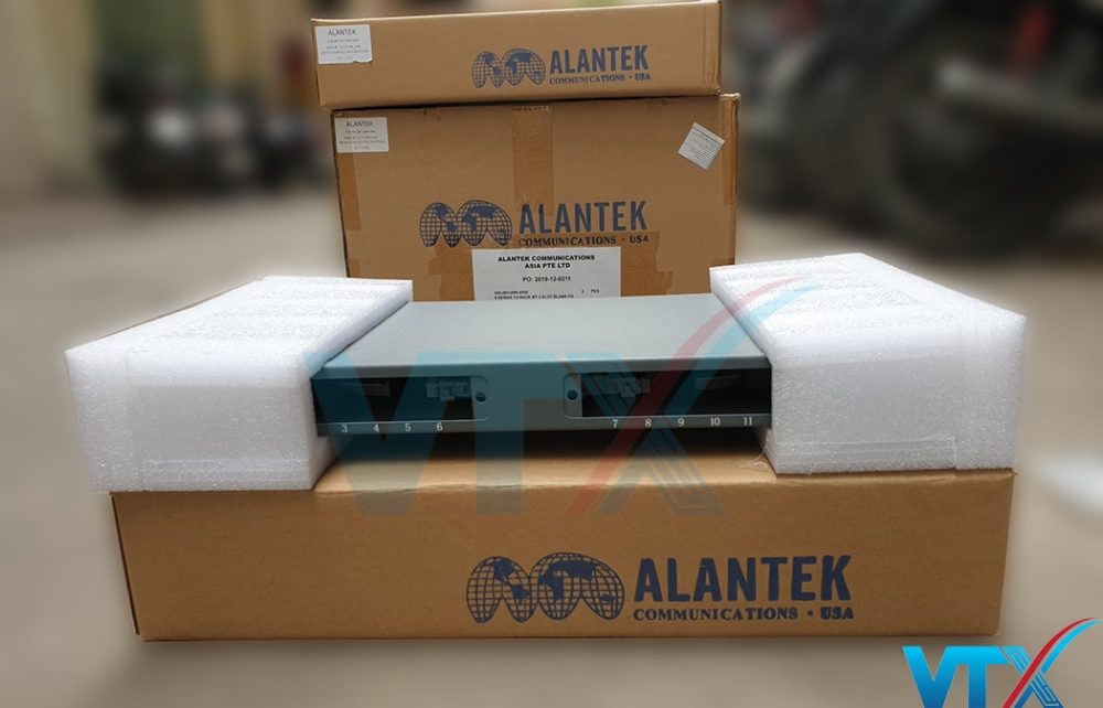 Hộp phối quang ODF Alantek 48 FO khay trượt 306-8R2UBN-0000