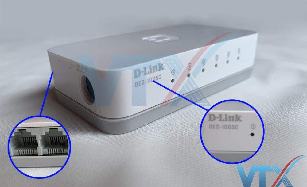 Switch chia mạng D-link 5 cổng DES-1005C