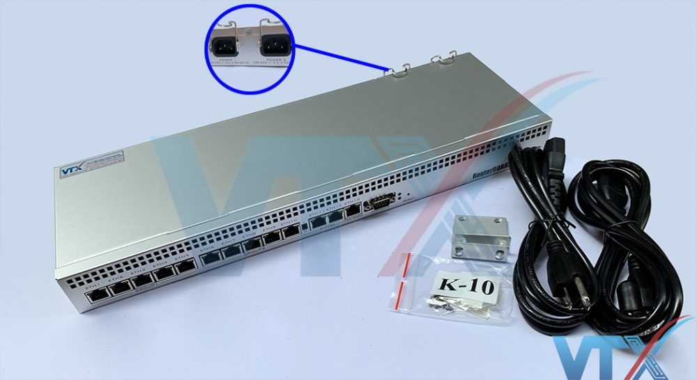 Powerful 1U rackmount router Mikrotik RB1100AHx4