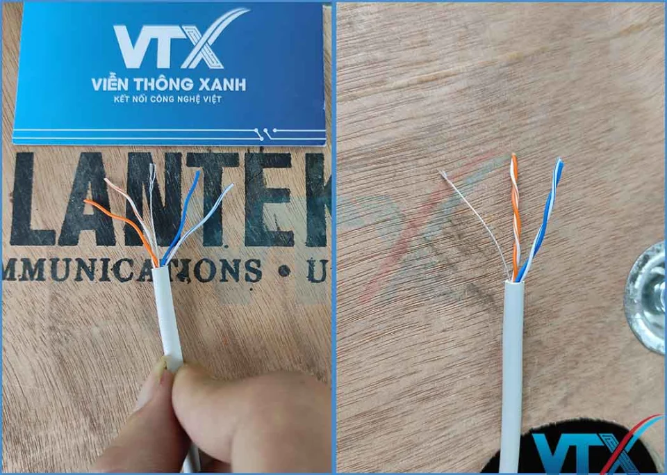 Cáp điện thoại Alantek Cat3 UTP 2 pair 301-100023-05GY
