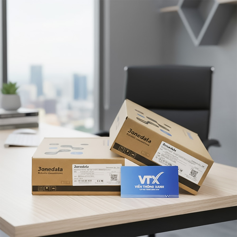 Vỏ hộp Converter 3Onedata 1 sợi 101001000M 3012-SS-SC 20KM