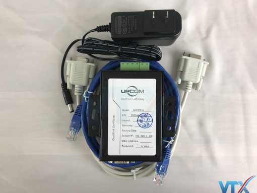 Bộ chuyển đổi 1 cổng RS232/485/422 sang Ethernet Upcom PN|MWISB01