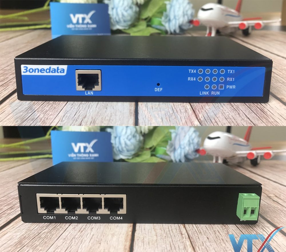 Bộ chuyển đổi 4 cổng RS232 sang Ethernet NP304T-4D(RS-232)