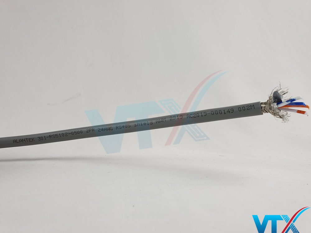 Cáp điều khiển Alantek 24 AWG 2-pair | PN: 301-RS5102-0500