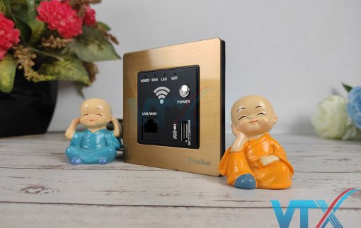 Bộ Phát Wifi Âm Tường + USB Chuẩn N 300mbps TK-F71-B-69