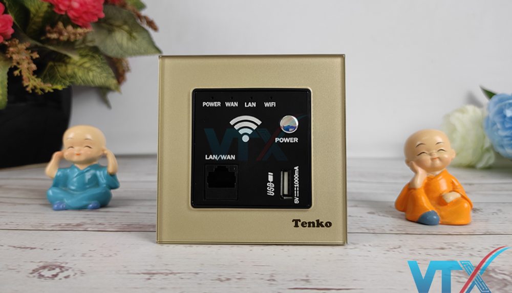 Bộ phát Wifi âm tường Tenko TK-F71-D-69 + USB chuẩn N