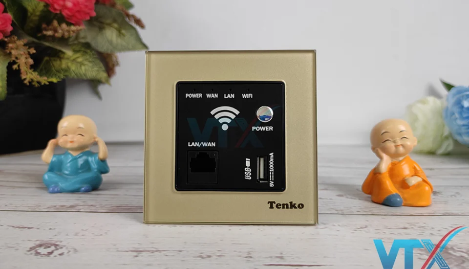 Bộ phát Wifi âm tường Tenko TK-F71-D-69 + USB chuẩn N