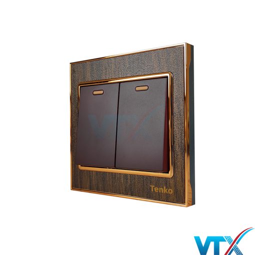 Công tắc âm tường 2 công tắc Tenko TK-F71-A-02