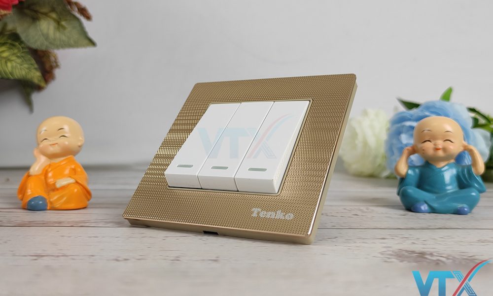 Công tắc âm tường 3 công tắc Tenko TK-F71-C-03