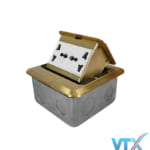 Ổ cắm âm sàn Tenko TK-J02-A-01 đồng nguyên khối
