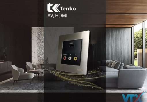 Ổ cắm âm tường Tenko HDMI và AV_6