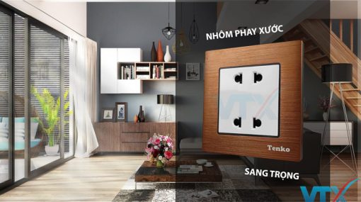 Ổ cắm âm tường Tenko TK-F71-16-2