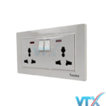 Ổ cắm điện chống giật có công tắc Tenko TK-TT-132