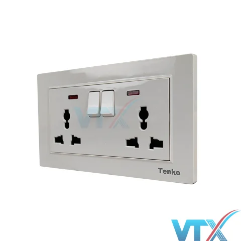 Ổ cắm điện chống giật có công tắc Tenko TK-TT-132